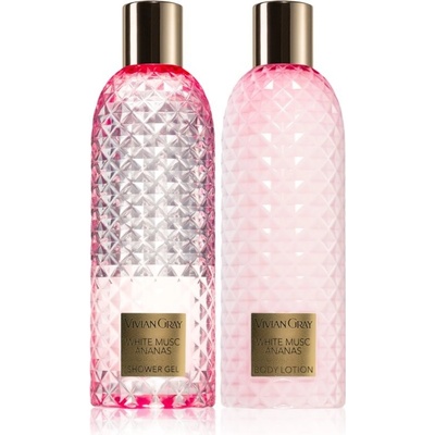 Vivian Gray Gemstone svěží sprchový gel 300 ml + hydratační tělové mléko 300 ml dárková sada