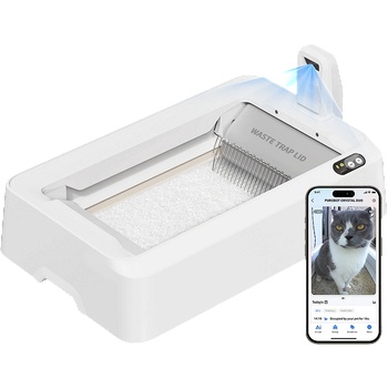 PETKIT Самопочистваща се тоалетна за котки Petkit Purobot Crystal Duo (T7-EU)