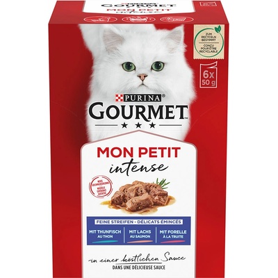 Gourmet Mon Petit 12 x kačacie kuracie morčacie 50 g