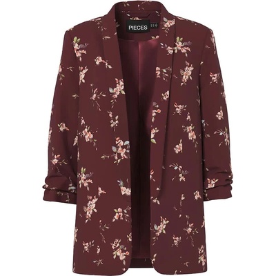 PIECES Сако Pieces Boss 3/4 Printed blazer - Purple (Tawny Port)
