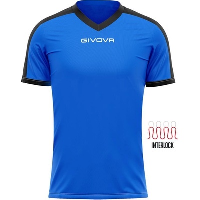 Givova sportovní triko Revolution royal-black modrá