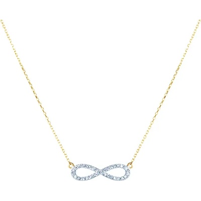 SAVICKI Колие със знак безкрайност Savicki: злато, диаманти