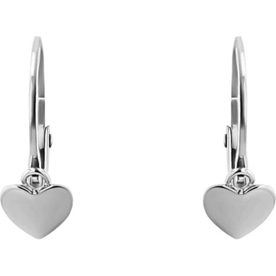 Eppi Zlaté detské náušnice so srdiečkami Joia EP46066