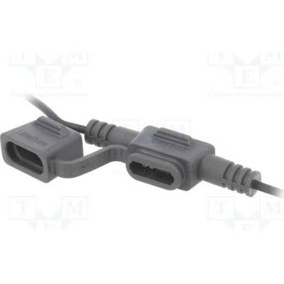 LITTELFUSE 0FHM0003ZXJB Zásuvka; 10,9mm; 20A; vodiče; Výv: vodiče x2; 58V; IP67; 16AWG