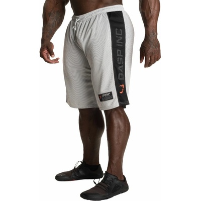 Gasp NO1 MESH SHORTS WHITE/BLACK šortky bielo-čierne