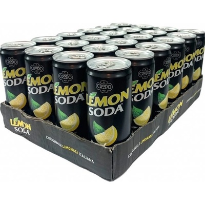 Lemonsoda Италианска лимонада Crodo Lemon Soda 24 x 330 мл