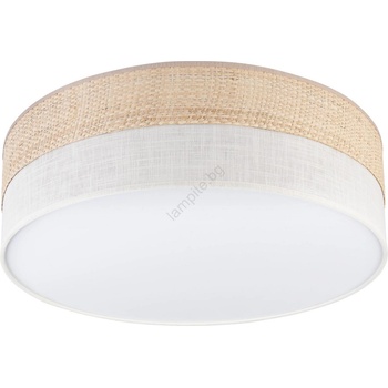 LAMKUR Таванно осветително тяло SIRJA BOHO 2xE27/15W/230V Ø 45 см бежово/кремаво (LA59853)