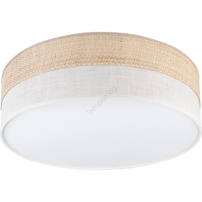 LAMKUR Таванно осветително тяло SIRJA BOHO 2xE27/15W/230V Ø 45 см бежово/кремаво (LA59853)
