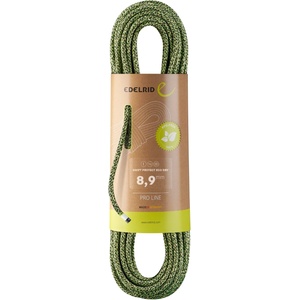 Edelrid Единично въже Edelrid Swift Protect Eco Dry 8, 9 mm Single rope - Night / Green - размер 40 m (308-0431-0212)