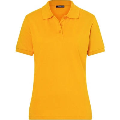 James & Nicholson Polokošile JN 71 krátký rukáv dámská COT-02007103101 Žlutá zlatavě