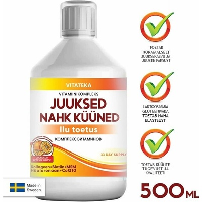 Vitateka Vitamínový komplex pre vlasy, pokožku a nechty 500 ml