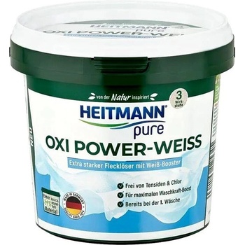 Heitmann Oxi Power White odstraňovač škvŕn na bielu bielizeň 500 g