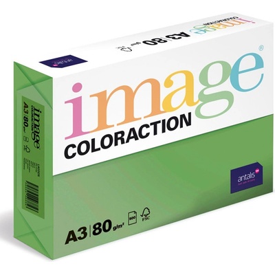 ANTALIS Barevný papír Image Coloraction A3 80g tmavě zelená 500 ks 119143