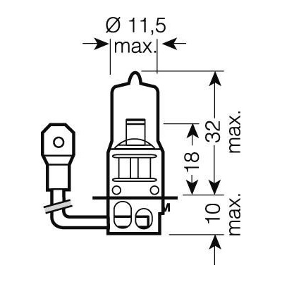 Osram Truckstar H3 PK22s 24V 70W