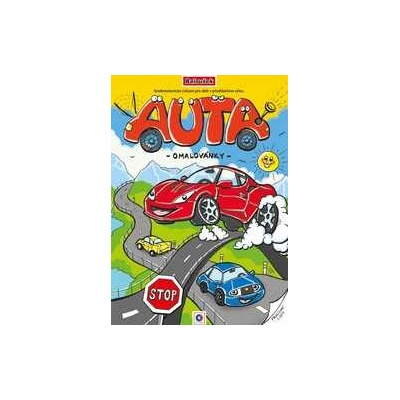 Omalovánka A4 Grafomotorická Auta