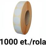 ZINTA Самозалепващи TH етикети ZINTA 25x25 mm, 1000 ет. /ролка, кръгли (25X25X1000-TH)