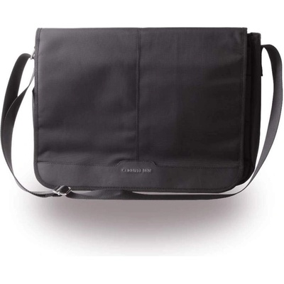 1881 Messenger Bag - луксозна дизайнерска чанта с презрамка за преносими компютри до 15 инча (черна)