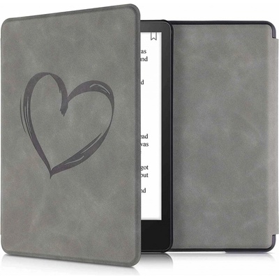 KW Mobile Brushed Heart KW5625703 pre Amazon Kindle Paperwhite 5 2021 šedé