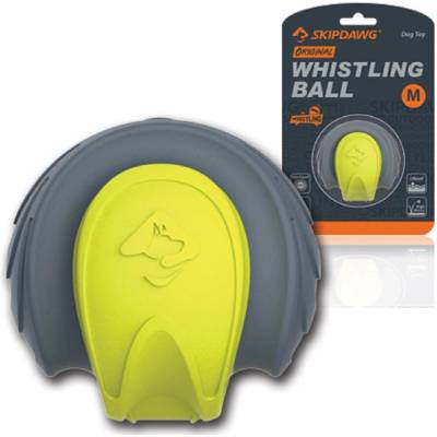 GiGwi Skipdawg plovoucí + hvízdací míček, 6,4 cm