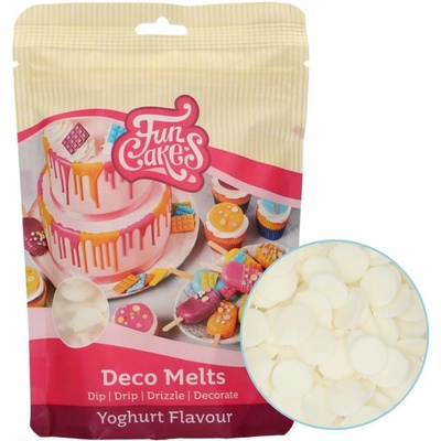 FunCakes rozpustná poleva v peckách jogurtová 250 g