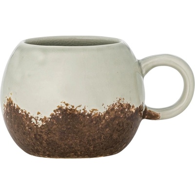 Bloomingville Кафява/кремава глинена чаша 410 ml Paula - Bloomingville (82072659)