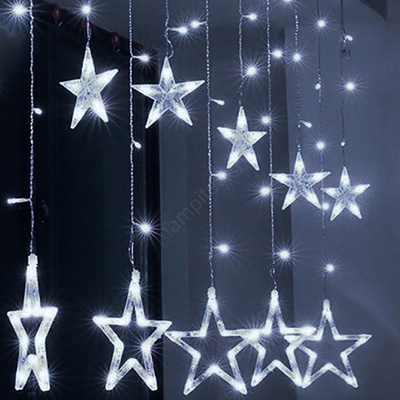 Brilagi - LED външна завеса 123xLED/3xAA/USB 3m IP44 студено бяло (BG0424)