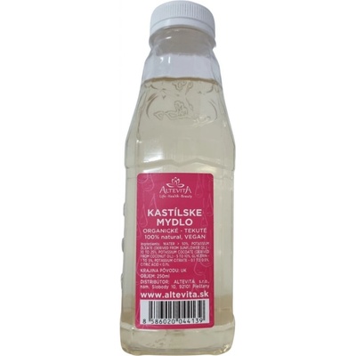 Altevita organické tekuté kastílske mydlo 100% natural 500 ml