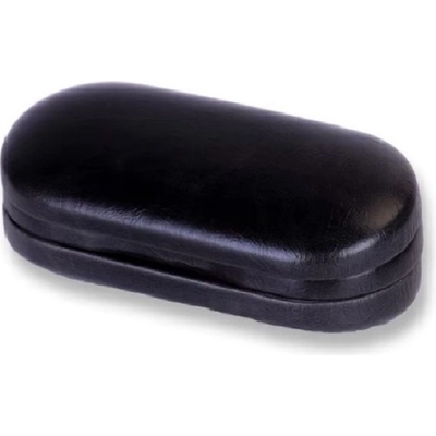 dvouvrstvé pouzdro na brýle 2v1 s přihrádkou na kontaktní čočky černé – Zboží Mobilmania