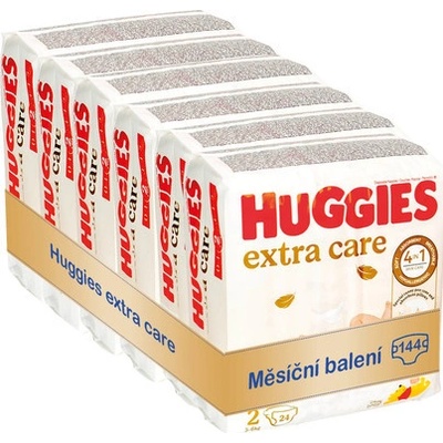 Huggies Extra Care 2 144 ks