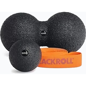 BLACKROLL Масажен комплект BLACKROLL Neck Box black/orange