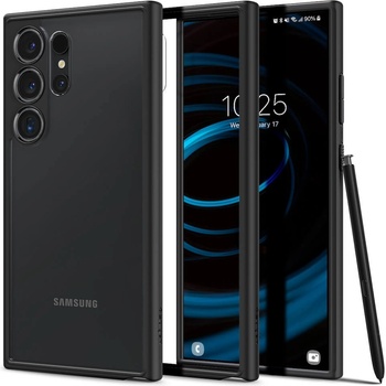 Image 1 of Spigen Ultra Hybrid Case - хибриден кейс с висока степен на защита за Samsung Galaxy S24 Ultra (черен-прозрачен)