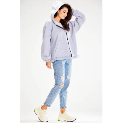 Awama Woman's Hoodie A610 Grey