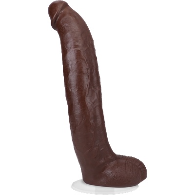 Doc Johnson Brickzilla - Реалистично ULTRASKYN дилдо - 13 / 33 см - шоколад
