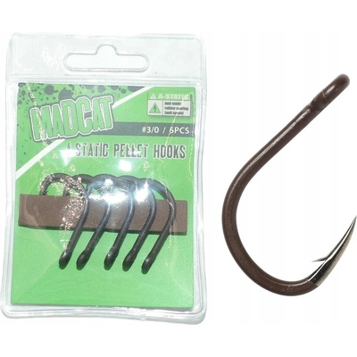 Madcat Pellet Hook A Static Brown vel.2 5 ks