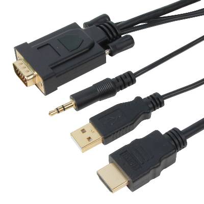 Кабел VCom HDMI M / VGA M - CG598A-1.8m (CG598A-1.8m)