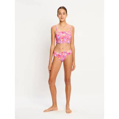 Modibodi Момичешки менструални бански костюм Modibodi Dream Teen Swimwear Bikini Brief Light Tropicana Crush долна част Modibodi | Rozov Mnogotsveten | Момичешки | 10-12 години