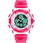 SMAEL Детски часовник Smael Jelly, Удароустойчив, Розов (SMAEL-0704KIDS-PINK) Часовници