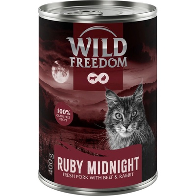 Wild Freedom Adult "Red" 6 x receptúra bez obilnín Scarlet Sunrise bravčové, losos a tuniak 400 g