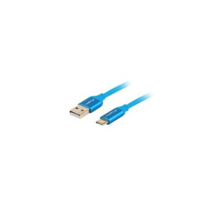 Кабел/преходник Lanberg USB-C(M) -> USB-A (M) 2.0 cable 0.5m (CA-USBO-22CU-0005-BL)