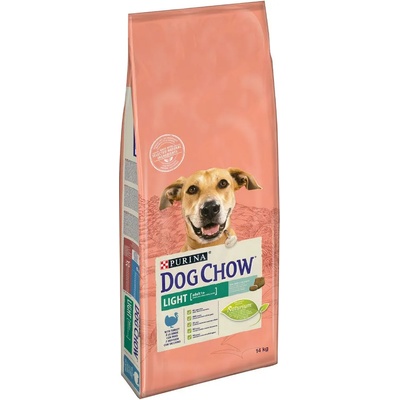 Dog Chow 14кг Adult Light Dog Chow Purina суха храна за кучета с пуешко
