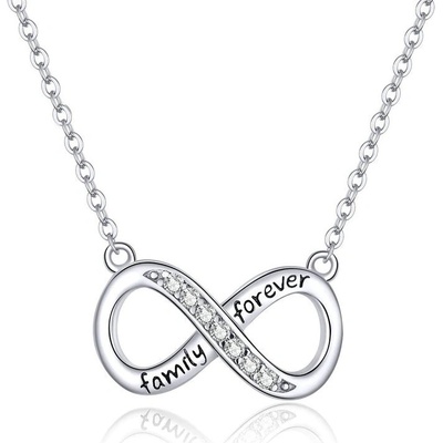 P&J Jewellery Stříbrný Rodina navždy SN08
