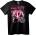 NOONEBRAND Тениска с череп Losthill Лоши момчета - 2XL, Black