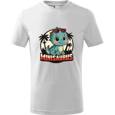Handel detské tričko Minisaurus biela