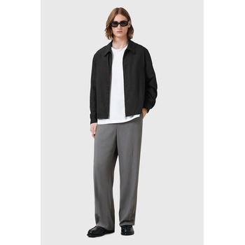 AllSaints Яке с лен AllSaints BRADNER в черно преходен модел M023OC (M023OC)