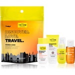 Yellow Discover. Love. Travel. Shine Kit комплект за пътуване за суха и изтощена коса