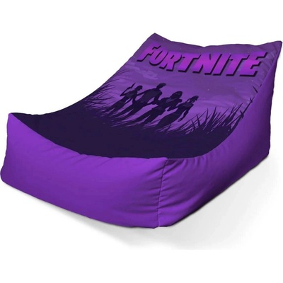 Sablio sedací vak lounge fortnite Fialová silueta 80 x 95 x 50 cm