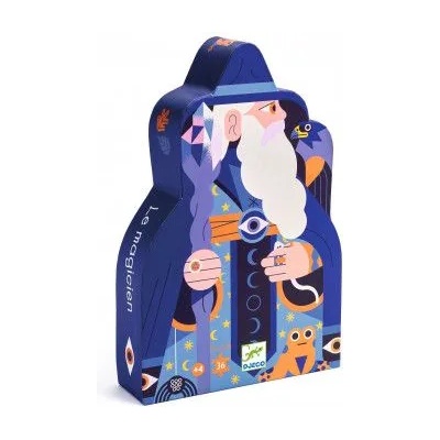 DJECO - Детски пъзел - Магьосникът и кристалният скиптър - 36 части (DJ07299)