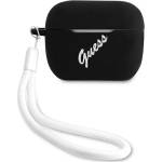 Guess Калъф Guess GUACAPLSVSBW за AirPods Pro, черен/бял, силиконов, Vintage (GUACAPLSVSBW)