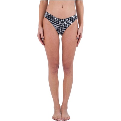 Hurley Hana Reversible Moderate Bikini Bottom - Black