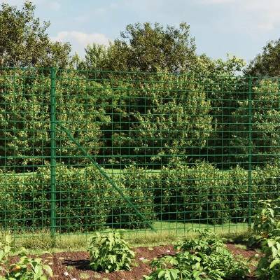 zahrada-XL Drátěný plot s přírubami zelený 2 x 25 m